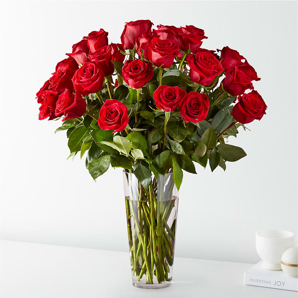Long Stem Red Rose Bouquet – ROWLETT FLORIST & GIFTS, Garland TX