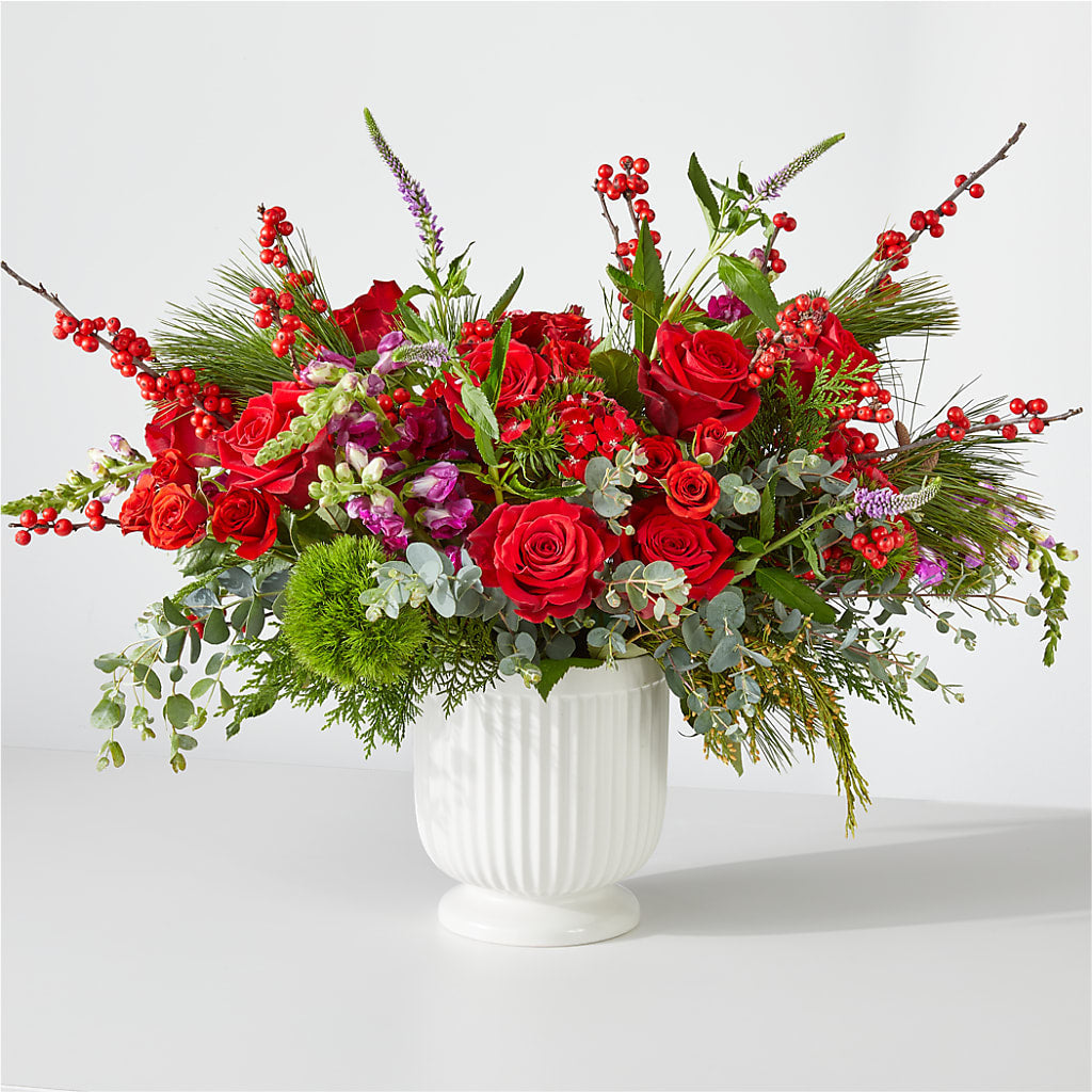 Big Red Bow Bouquet – ROWLETT FLORIST & GIFTS, Garland TX