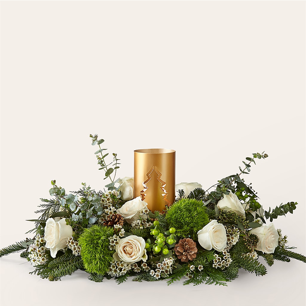 Chestnuts Roasting Centerpiece – ROWLETT FLORIST & GIFTS, Garland TX