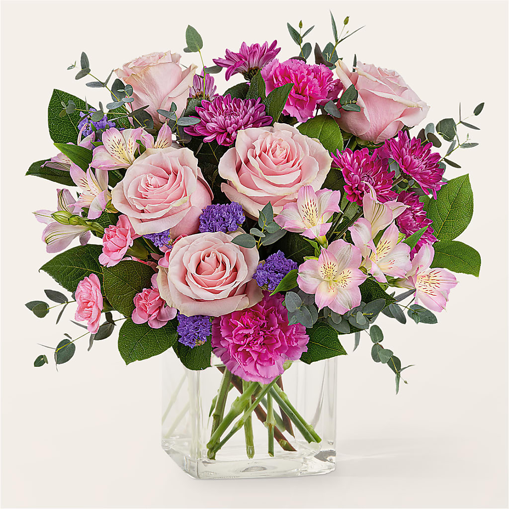 Rosy Radiance Bouquet – ROWLETT FLORIST & GIFTS, Garland TX