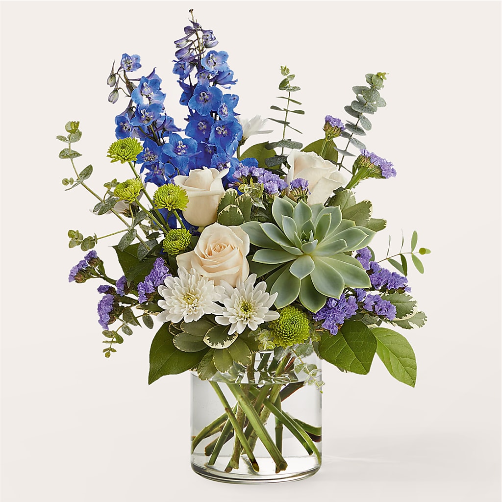 Cerulean Waves Bouquet – ROWLETT FLORIST & GIFTS, Garland TX