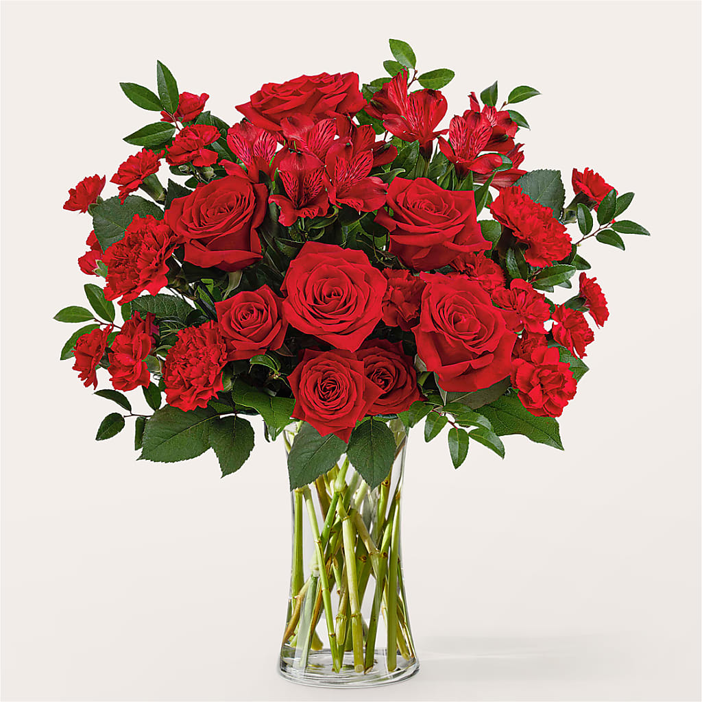 Brilliant Ruby Bouquet – ROWLETT FLORIST & GIFTS, Garland TX