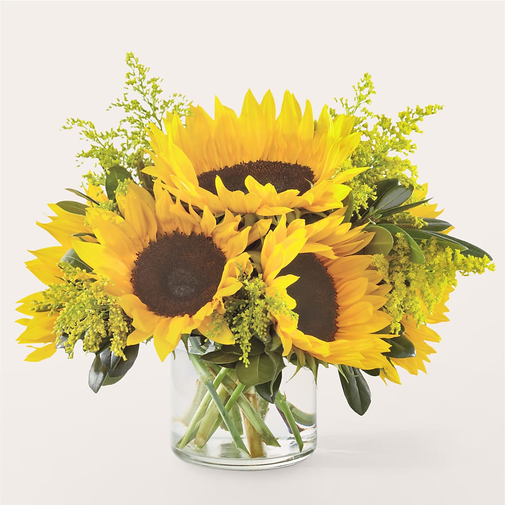 Beaming Sunflower Bouquet – ROWLETT FLORIST & GIFTS, Garland TX
