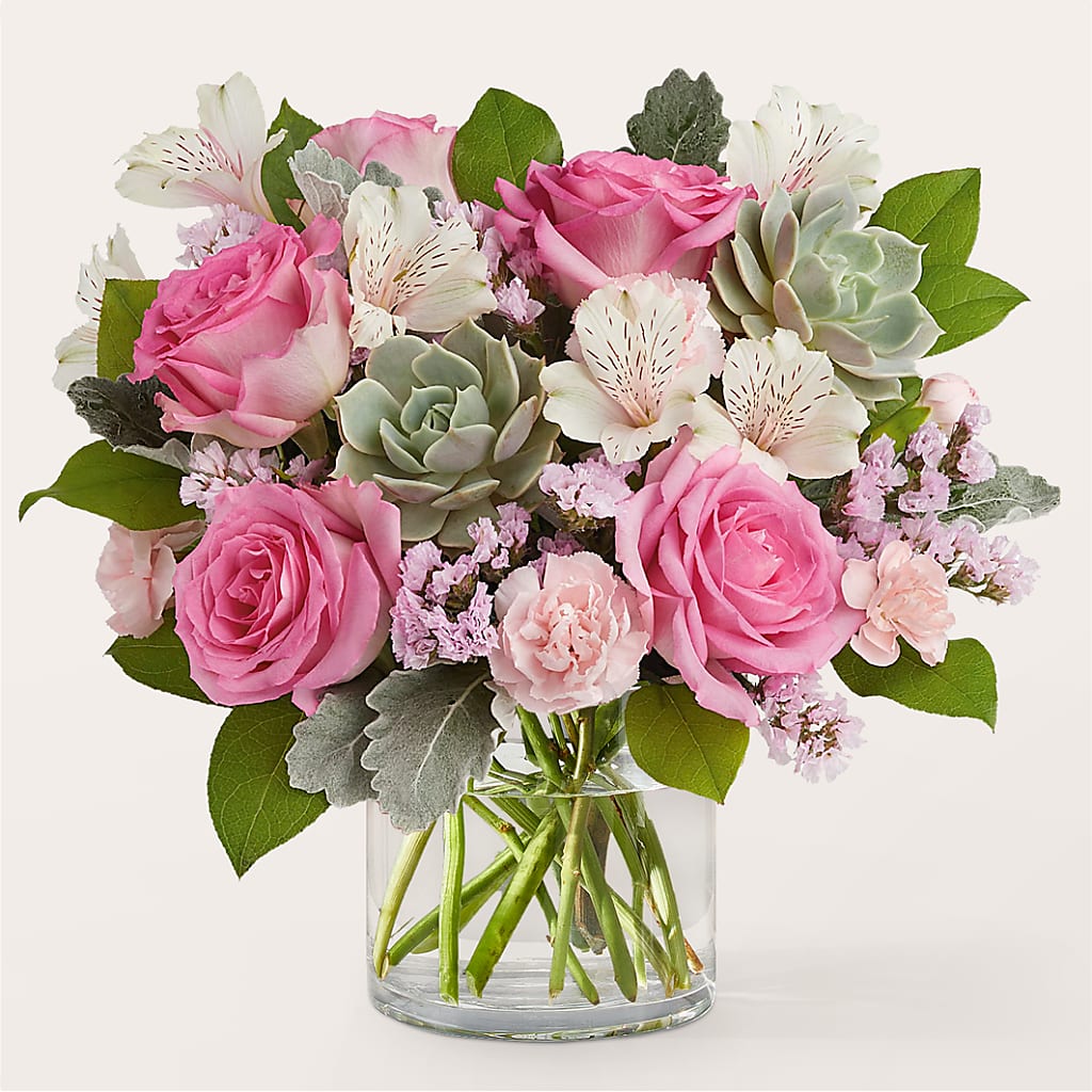 Dusty Rose Bouquet – ROWLETT FLORIST & GIFTS, Garland TX