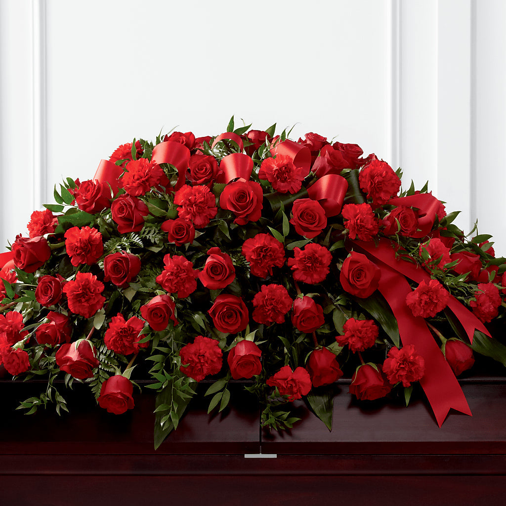 Tribute of Life Casket Spray – ROWLETT FLORIST & GIFTS, Garland TX