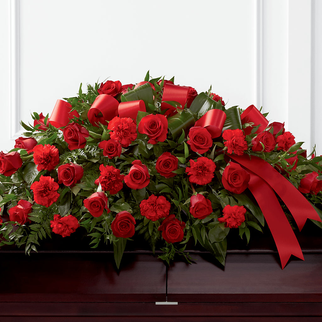 Tribute of Life Casket Spray – ROWLETT FLORIST & GIFTS, Garland TX