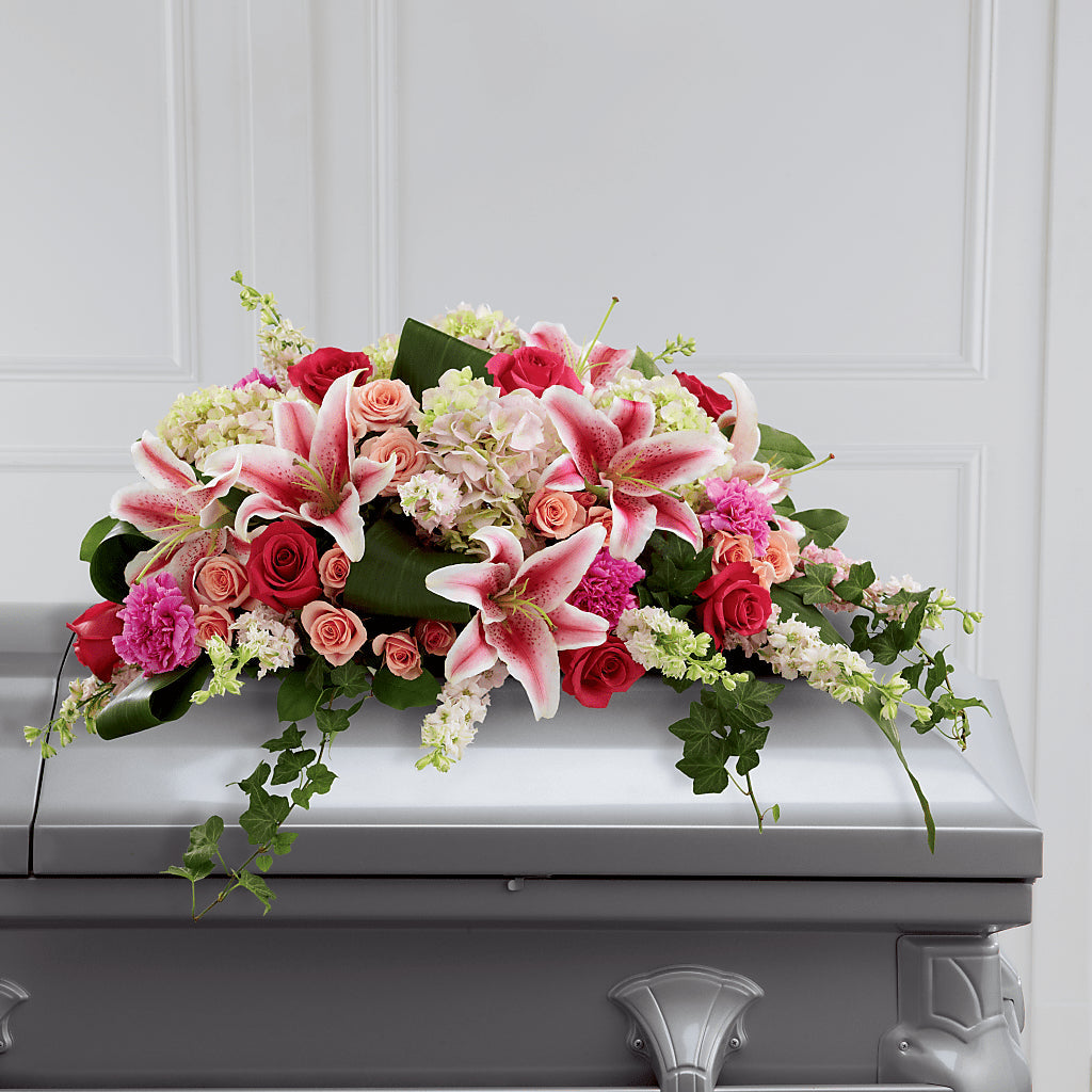 Splendid Grace Casket Spray – ROWLETT FLORIST & GIFTS, Garland TX