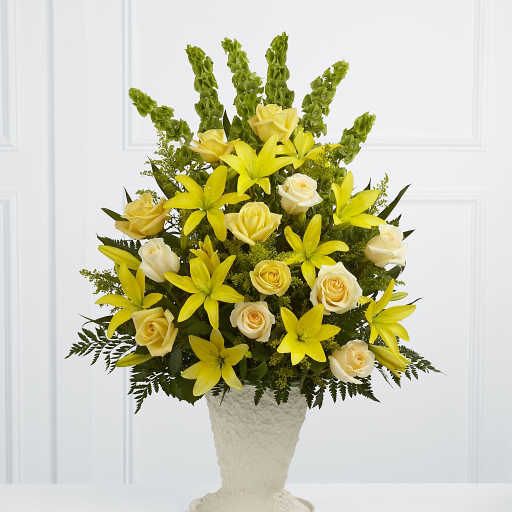 Golden Memories Arrangement – ROWLETT FLORIST & GIFTS, Garland TX