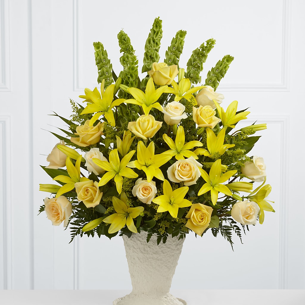Golden Memories Arrangement – ROWLETT FLORIST & GIFTS, Garland TX