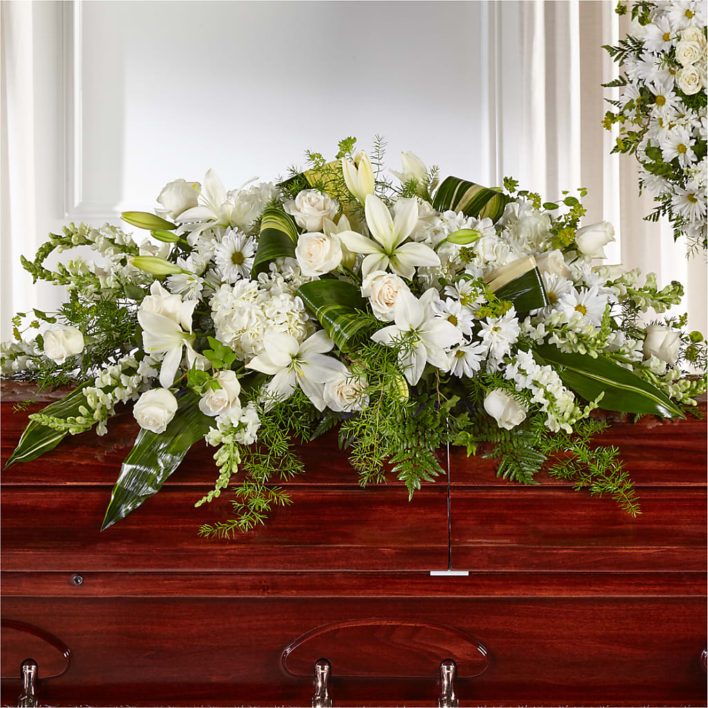 Abundance Casket Spray – ROWLETT FLORIST & GIFTS, Garland TX