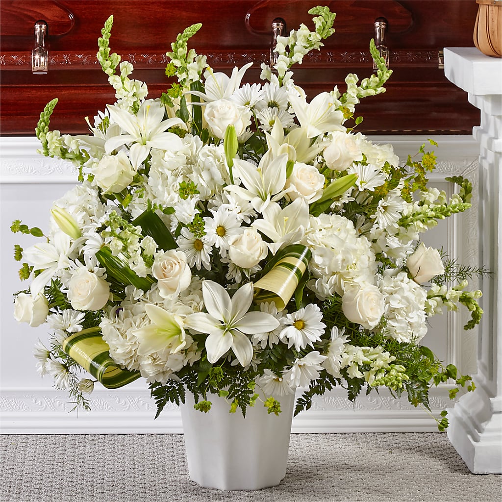 Thoughts of Tranquility Floor Basket – ROWLETT FLORIST & GIFTS, Garland TX