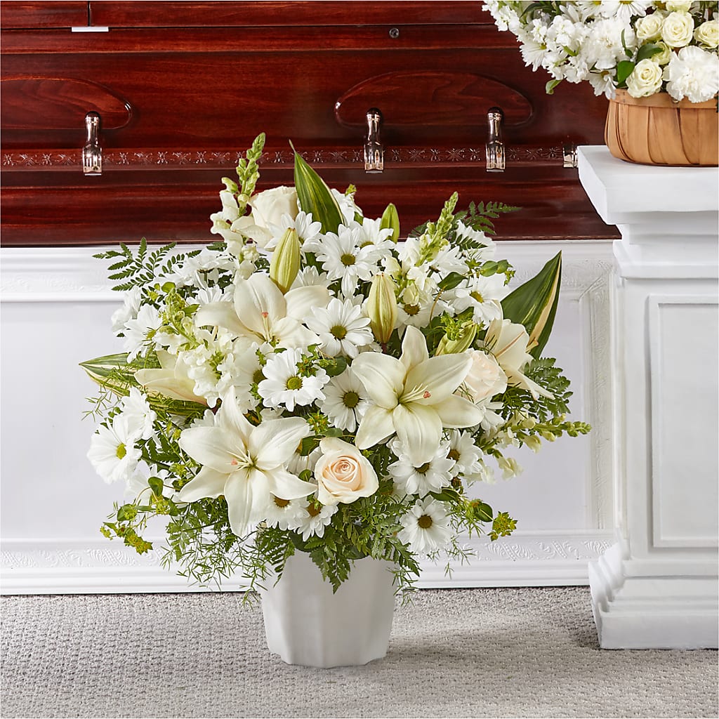 Thoughts of Tranquility Floor Basket – ROWLETT FLORIST & GIFTS, Garland TX