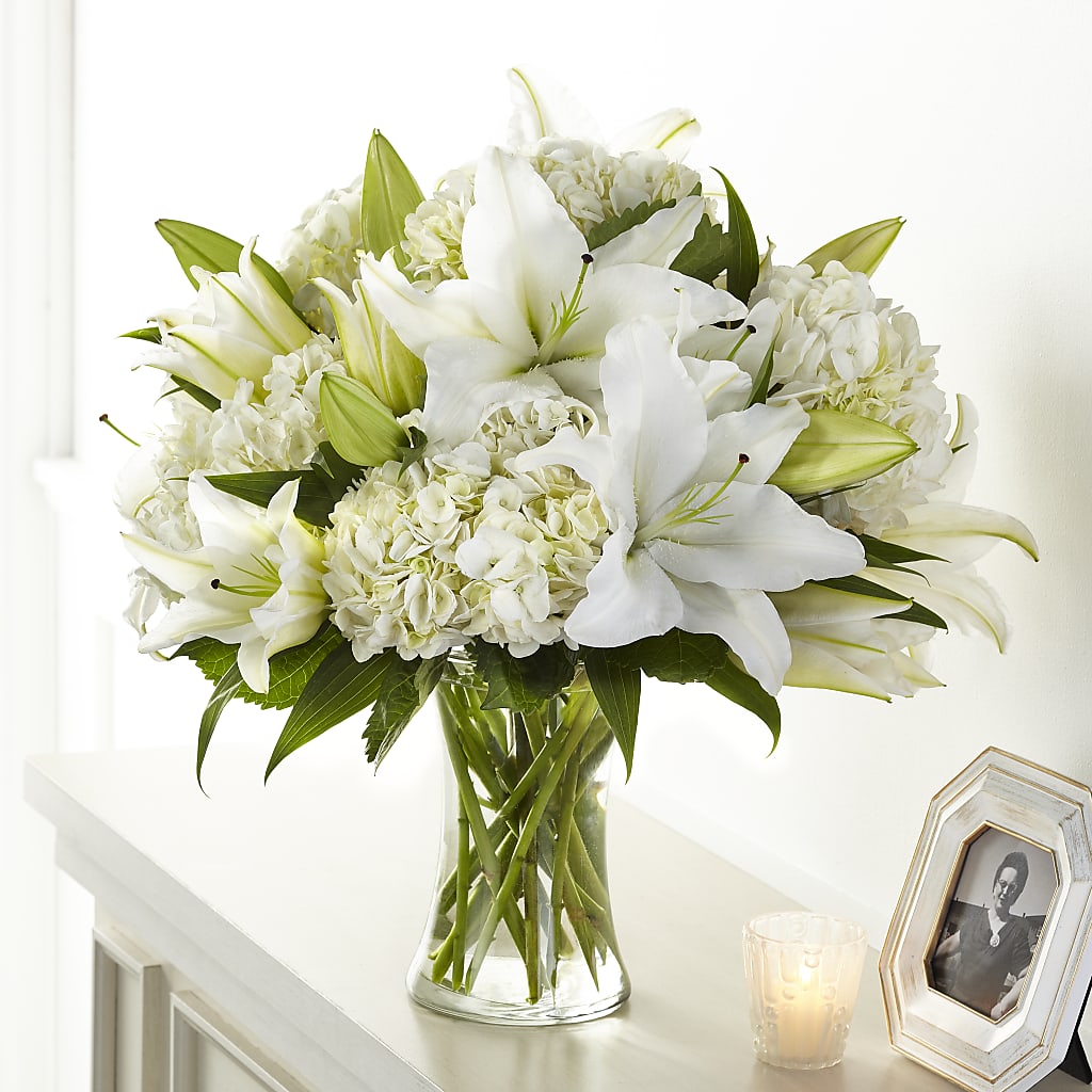 Compassionate Lily Bouquet – ROWLETT FLORIST & GIFTS, Garland TX