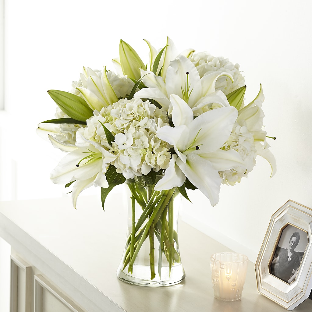 Compassionate Lily Bouquet – ROWLETT FLORIST & GIFTS, Garland TX
