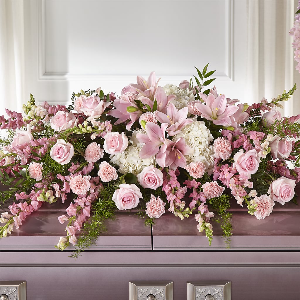 Life & Remembrance Casket Spray – ROWLETT FLORIST & GIFTS, Garland TX