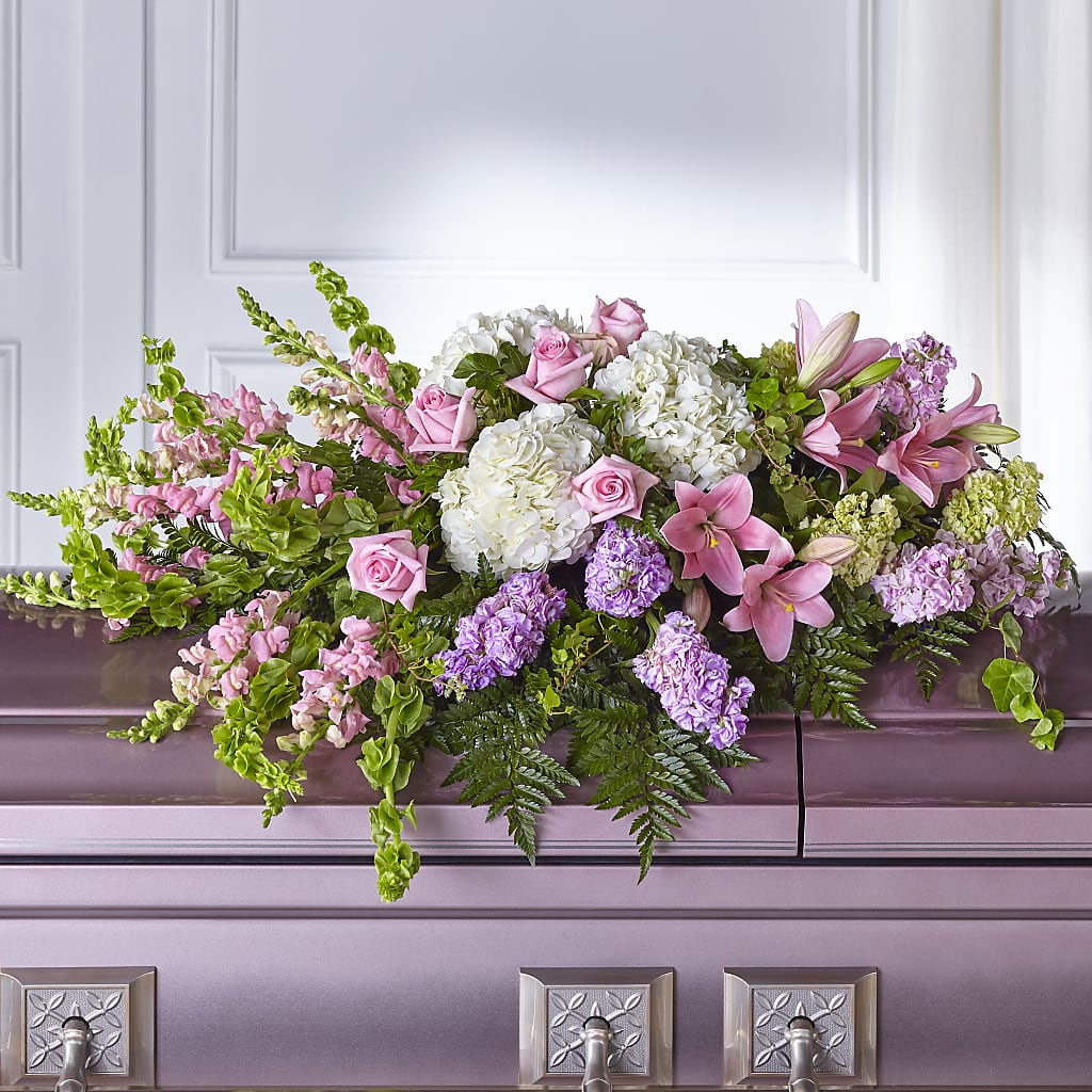 Life's Gratitude Casket Spray – ROWLETT FLORIST & GIFTS, Garland TX
