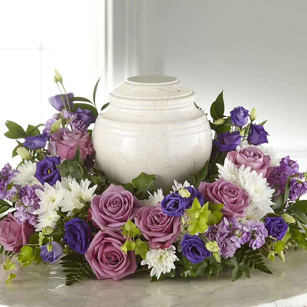 Blooming Sympathy Cremation Adornment – ROWLETT FLORIST & GIFTS, Garland TX