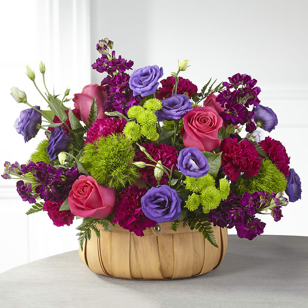 Serene Sanctuary Basket – ROWLETT FLORIST & GIFTS, Garland TX
