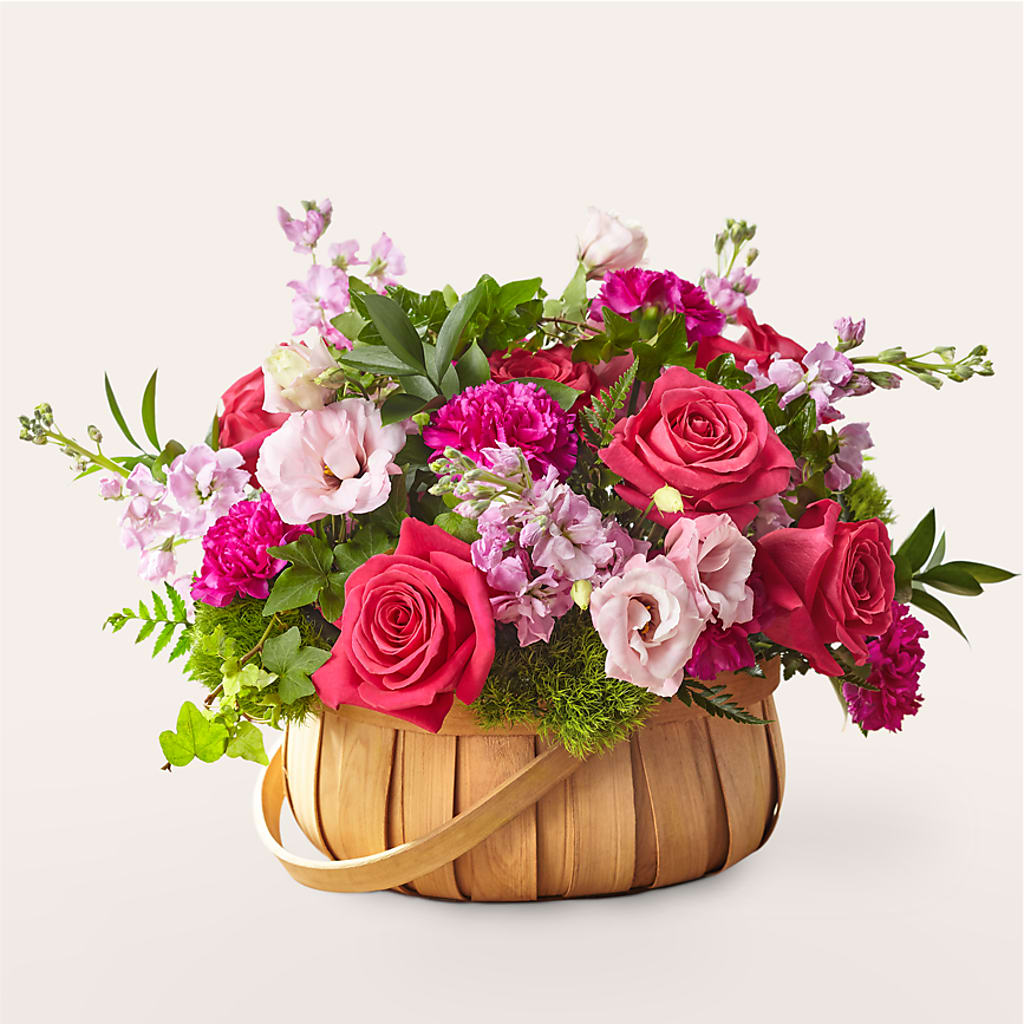 Radiance in Bloom Basket – ROWLETT FLORIST & GIFTS, Garland TX