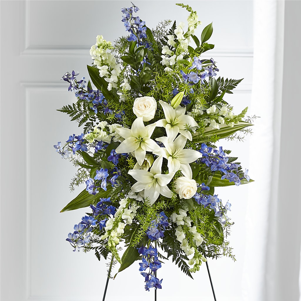 Faithful Friend Standing Spray – ROWLETT FLORIST & GIFTS, Garland TX