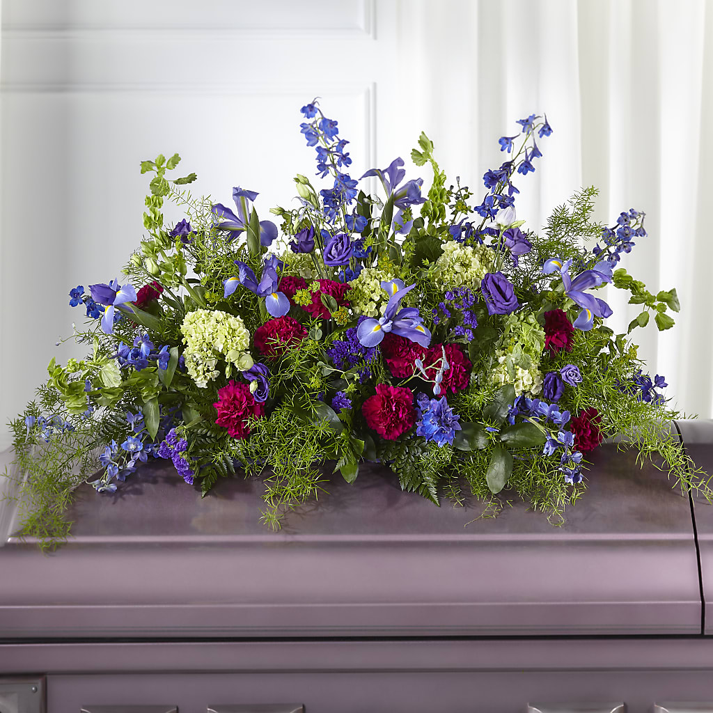 Always Treasured Casket Spray – ROWLETT FLORIST & GIFTS, Garland TX