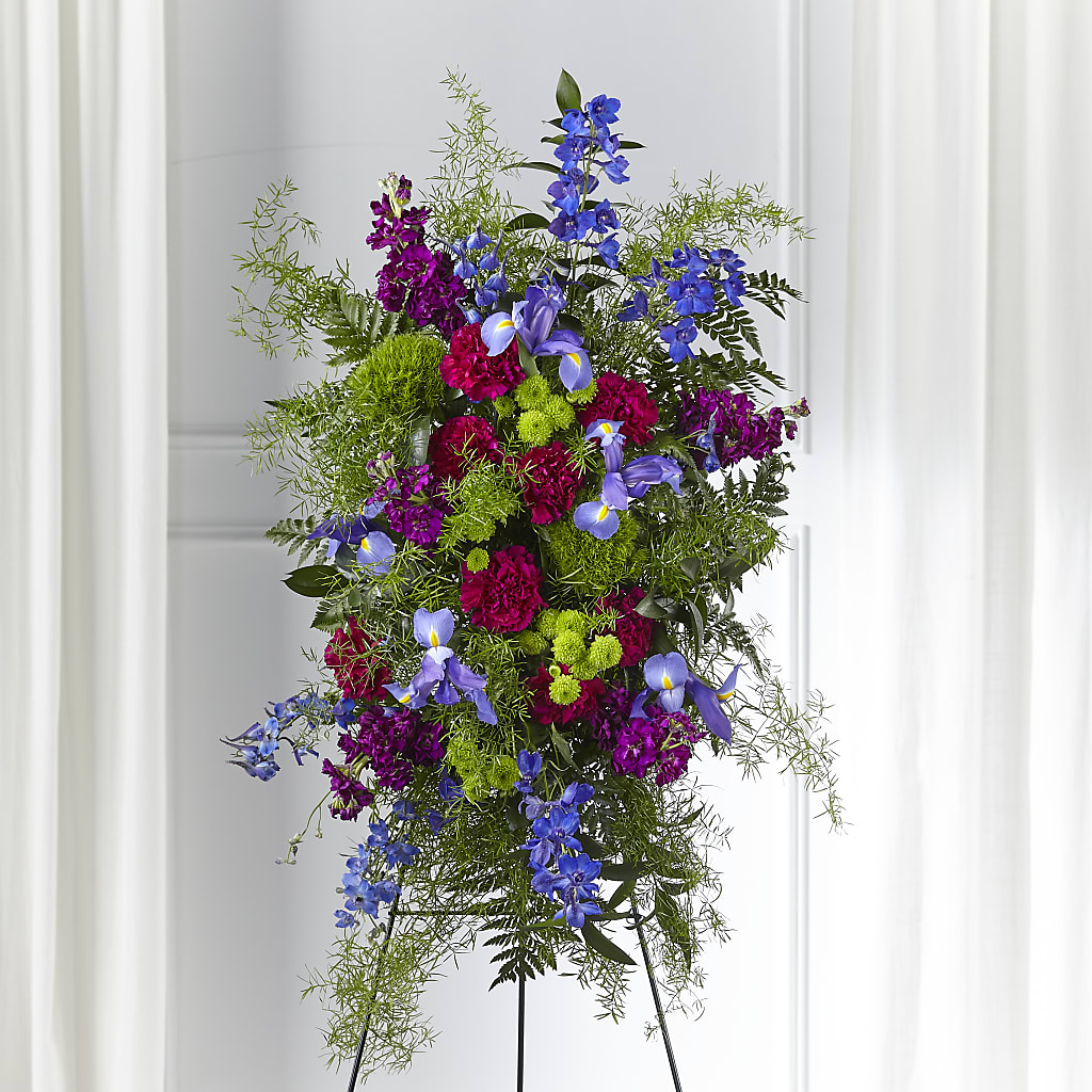 Heavenly Skies Standing Spray – ROWLETT FLORIST & GIFTS, Garland TX