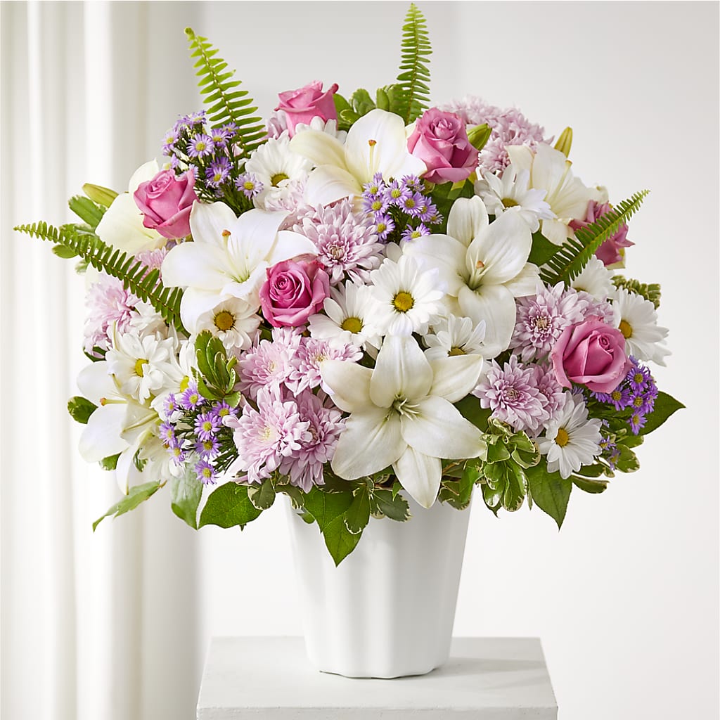 Warmest Thoughts Tabletop Basket – ROWLETT FLORIST & GIFTS, Garland TX