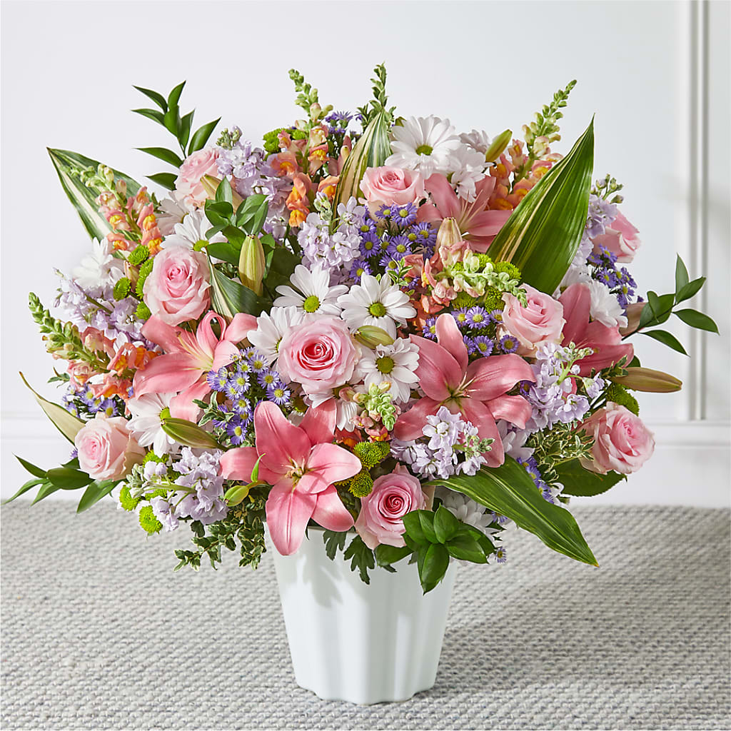 Abundant Compassion Floor Basket – ROWLETT FLORIST & GIFTS, Garland TX