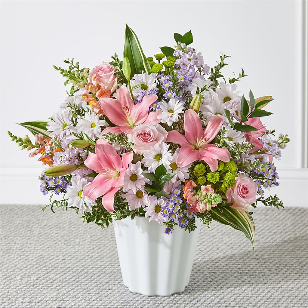 Abundant Compassion Floor Basket – ROWLETT FLORIST & GIFTS, Garland TX