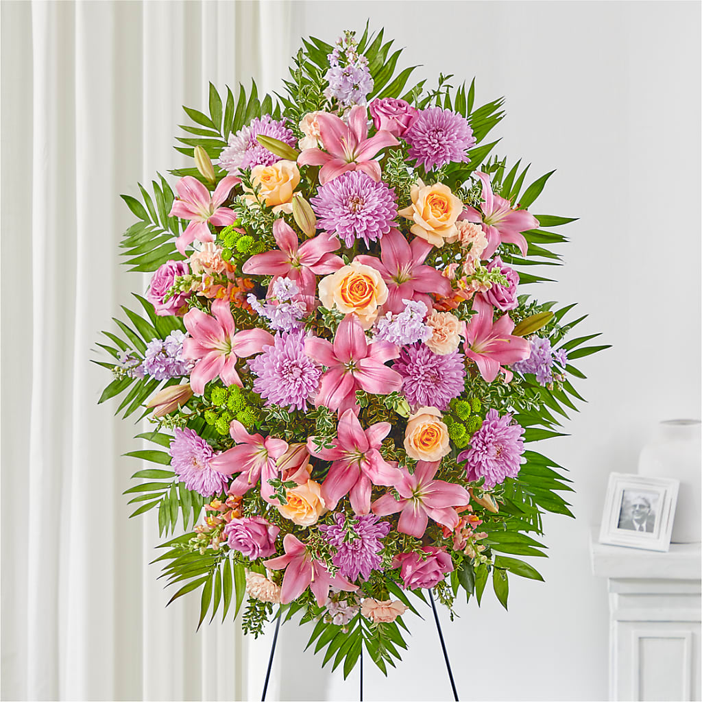 Love & Light Standing Spray – ROWLETT FLORIST & GIFTS, Garland TX