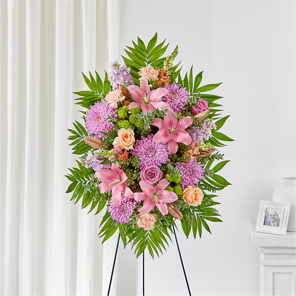 Love & Light Standing Spray – ROWLETT FLORIST & GIFTS, Garland TX
