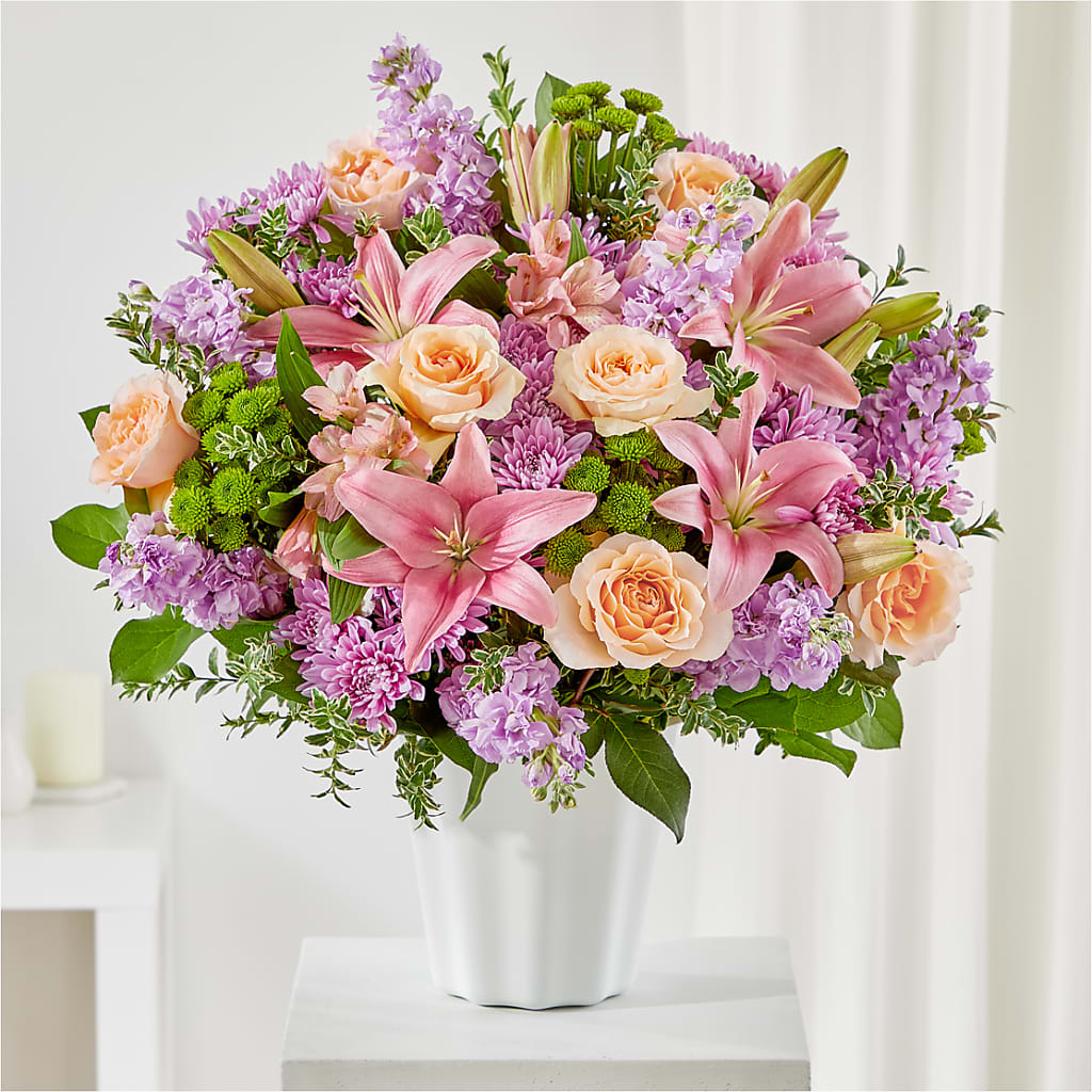 Supportive Embrace Tabletop Basket – ROWLETT FLORIST & GIFTS, Garland TX