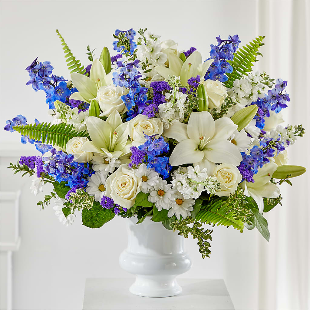 Expressions of Hope Urn Arrangement – ROWLETT FLORIST & GIFTS, Garland TX