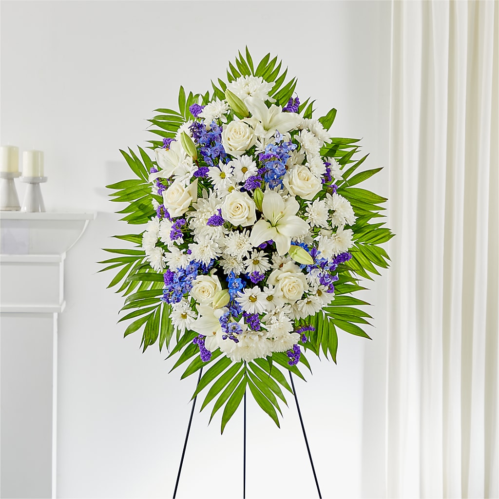 At Rest Standing Spray – ROWLETT FLORIST & GIFTS, Garland TX