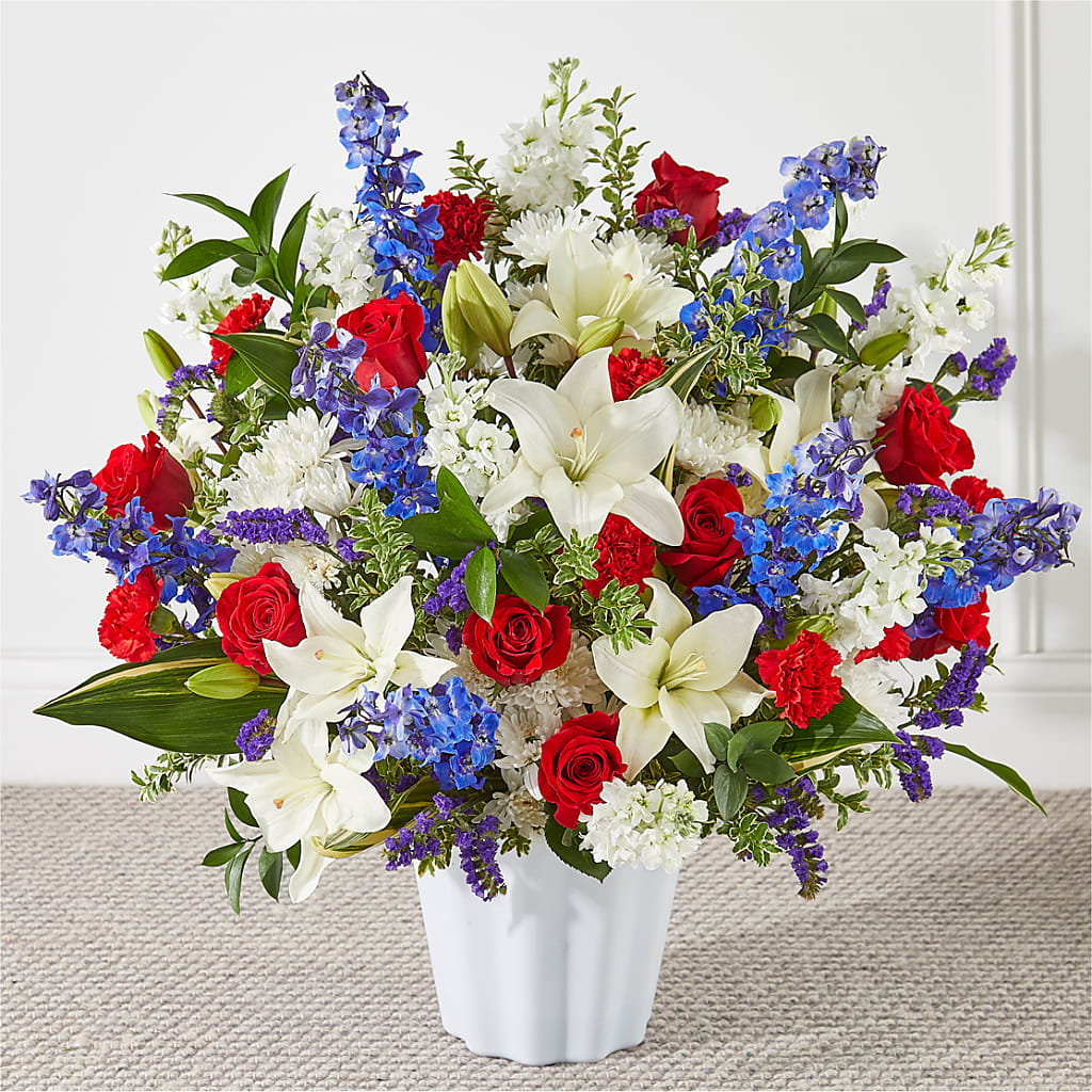 Consoled Floor Basket – ROWLETT FLORIST & GIFTS, Garland TX