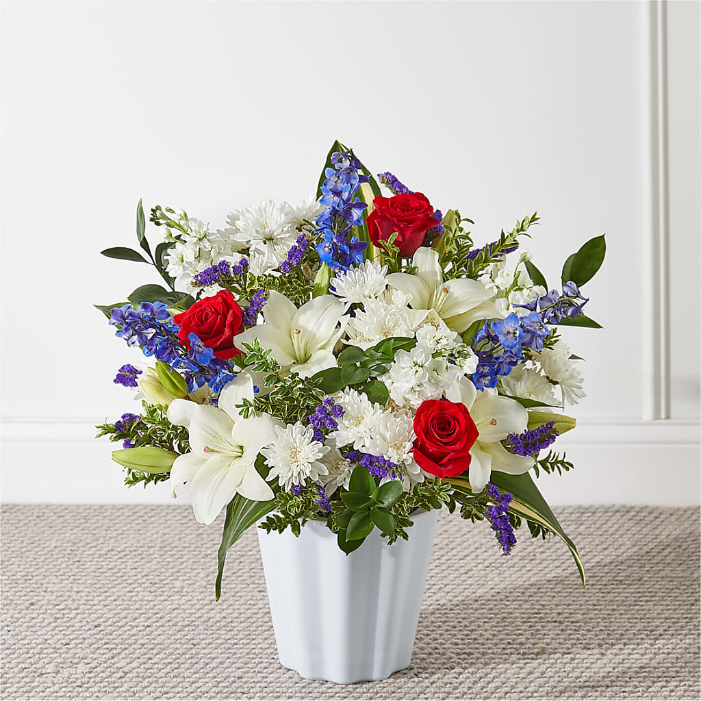 Consoled Floor Basket – ROWLETT FLORIST & GIFTS, Garland TX