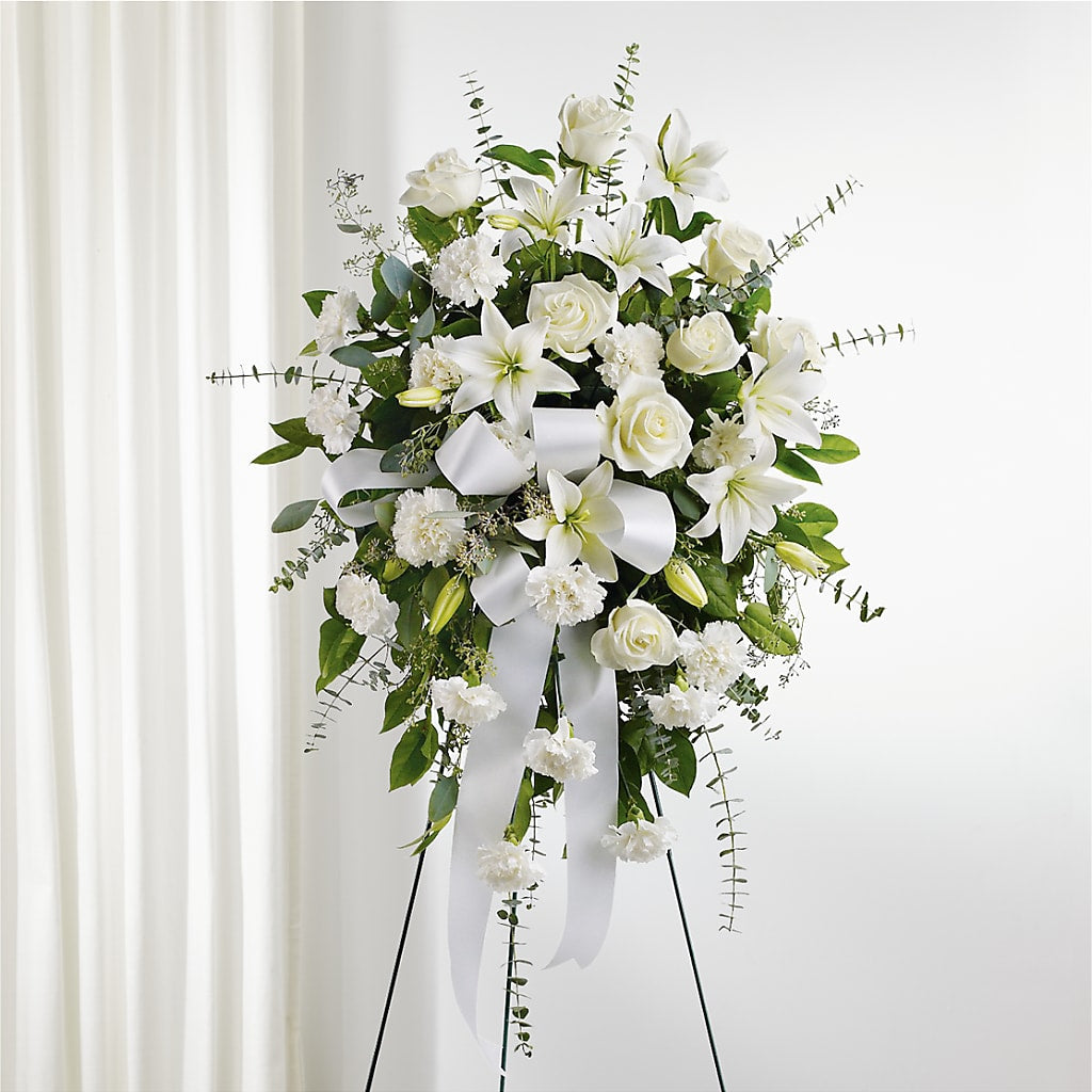 With Care Standing Spray – ROWLETT FLORIST & GIFTS, Garland TX