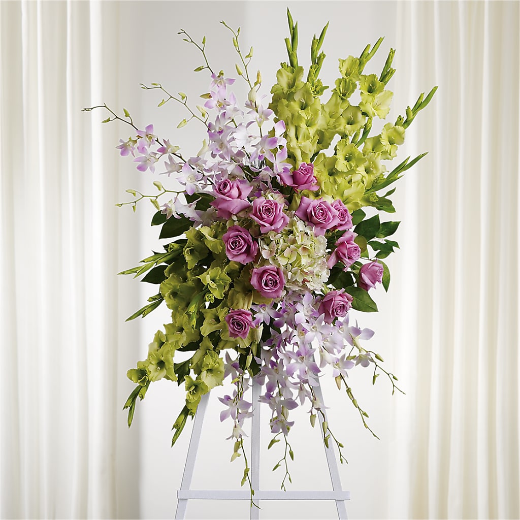 Lasting Legacy Standing Spray – ROWLETT FLORIST & GIFTS, Garland TX