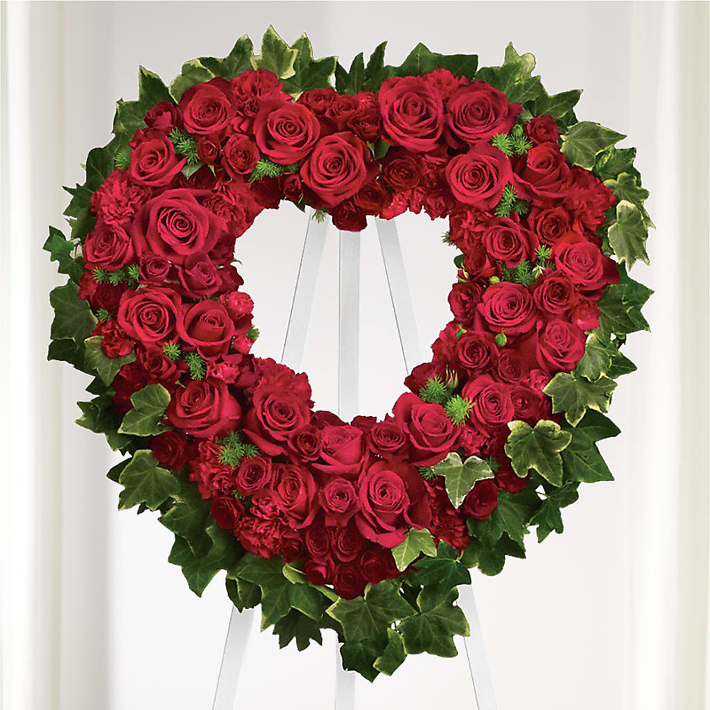 Wholehearted Standing Spray – ROWLETT FLORIST & GIFTS, Garland TX