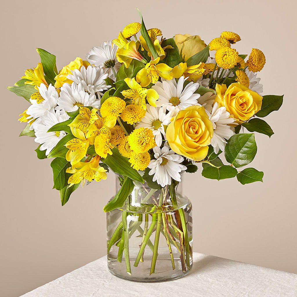 Sunny Sentiments Bouquet – ROWLETT FLORIST & GIFTS, Garland TX