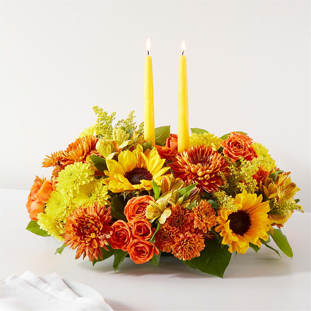 Autumn Harmony Centerpiece – ROWLETT FLORIST & GIFTS, Garland TX