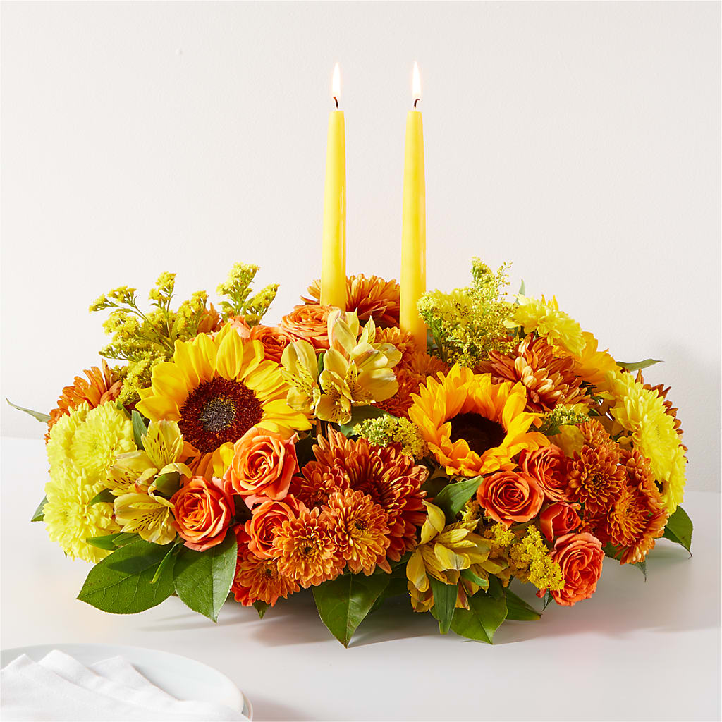Autumn Harmony Centerpiece – ROWLETT FLORIST & GIFTS, Garland TX