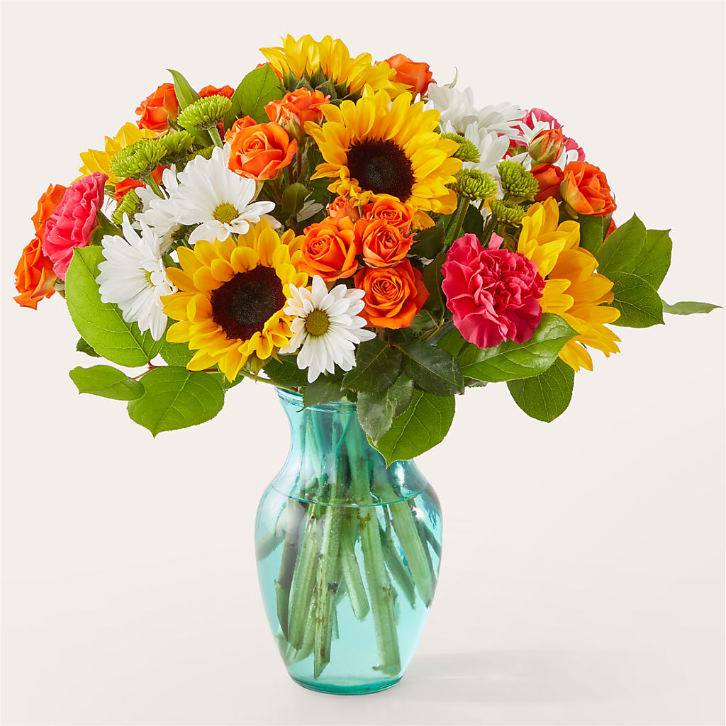 Sun-drenched Blooms Bouquet – ROWLETT FLORIST & GIFTS, Garland TX