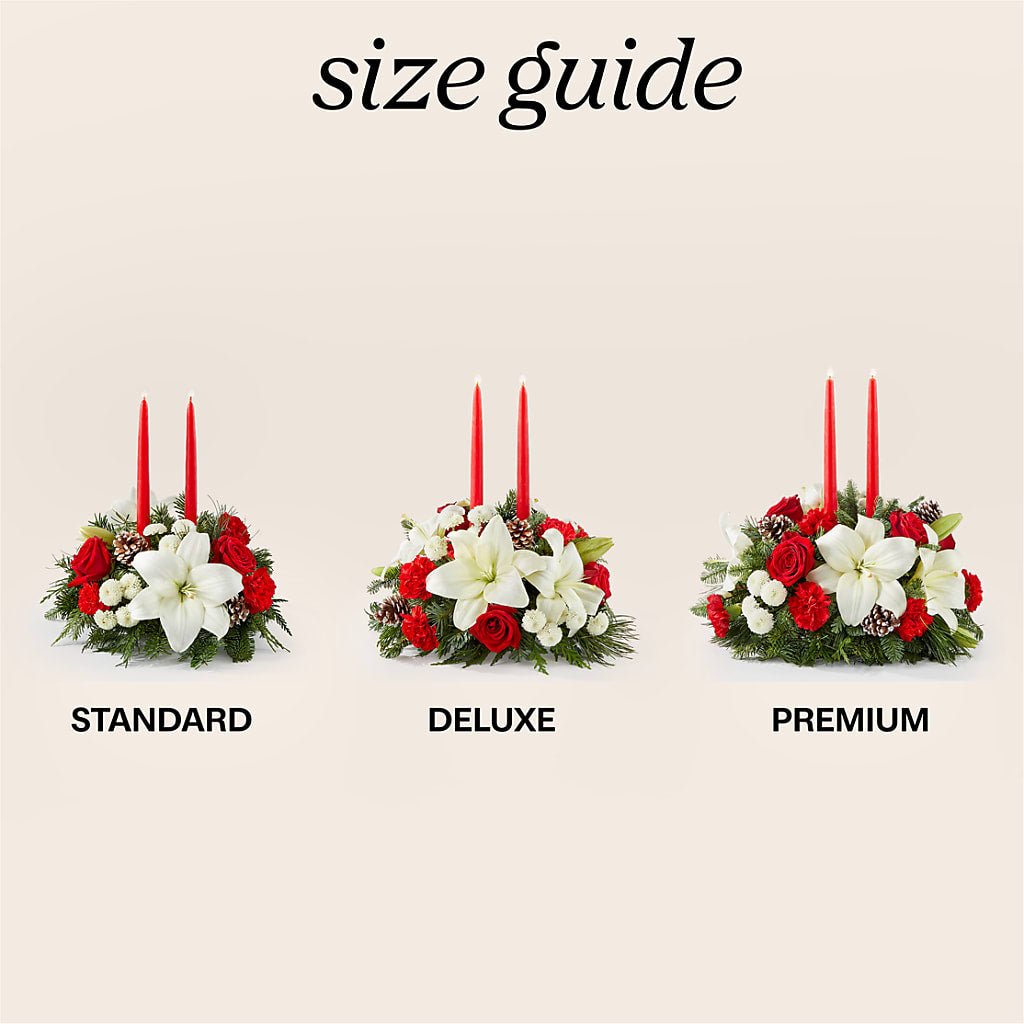 Seasonal Festivities Centerpiece – ROWLETT FLORIST & GIFTS, Garland TX
