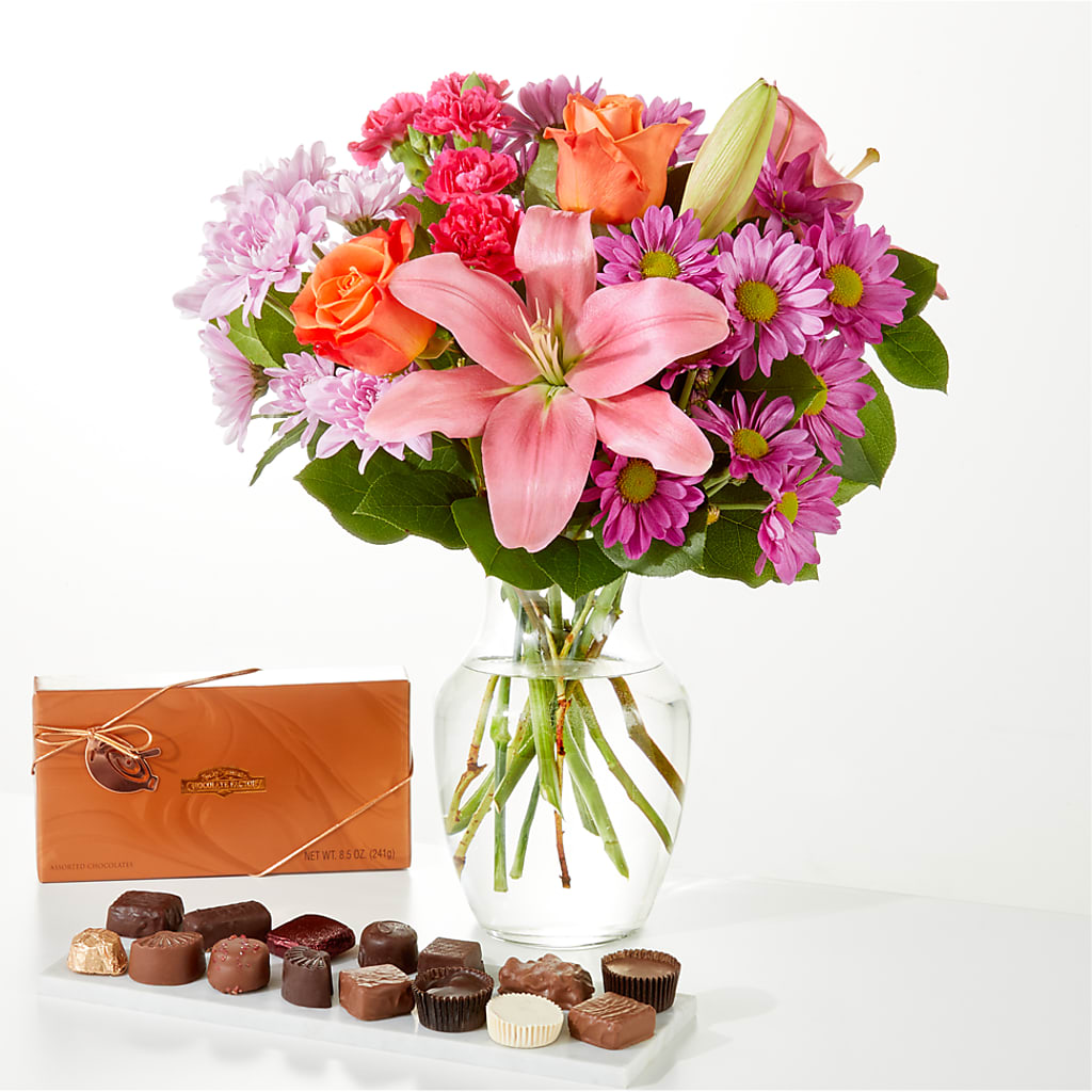 One and Only Bouquet and Chocolate Bundle – ROWLETT FLORIST & GIFTS, Garland TX