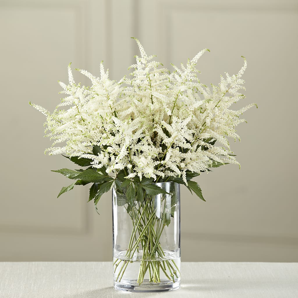 White Astilbe Bouquet – ROWLETT FLORIST & GIFTS, Garland TX