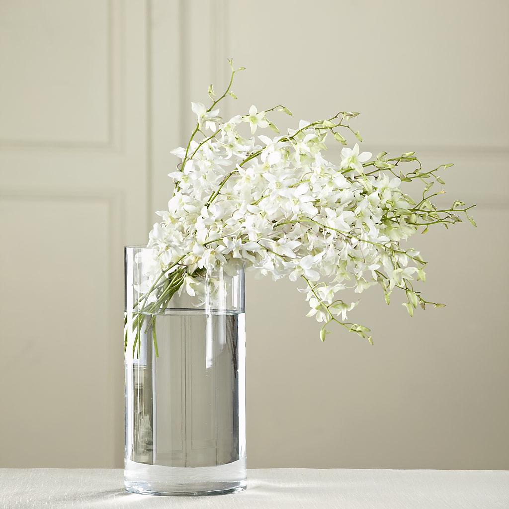 White Dendrobium Bouquet – ROWLETT FLORIST & GIFTS, Garland TX