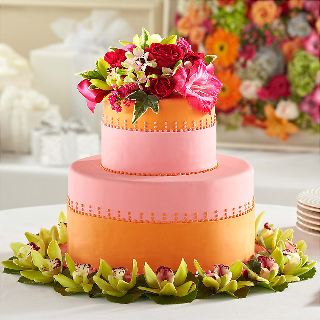 Sweet Citrus Cake Decor – ROWLETT FLORIST & GIFTS, Garland TX
