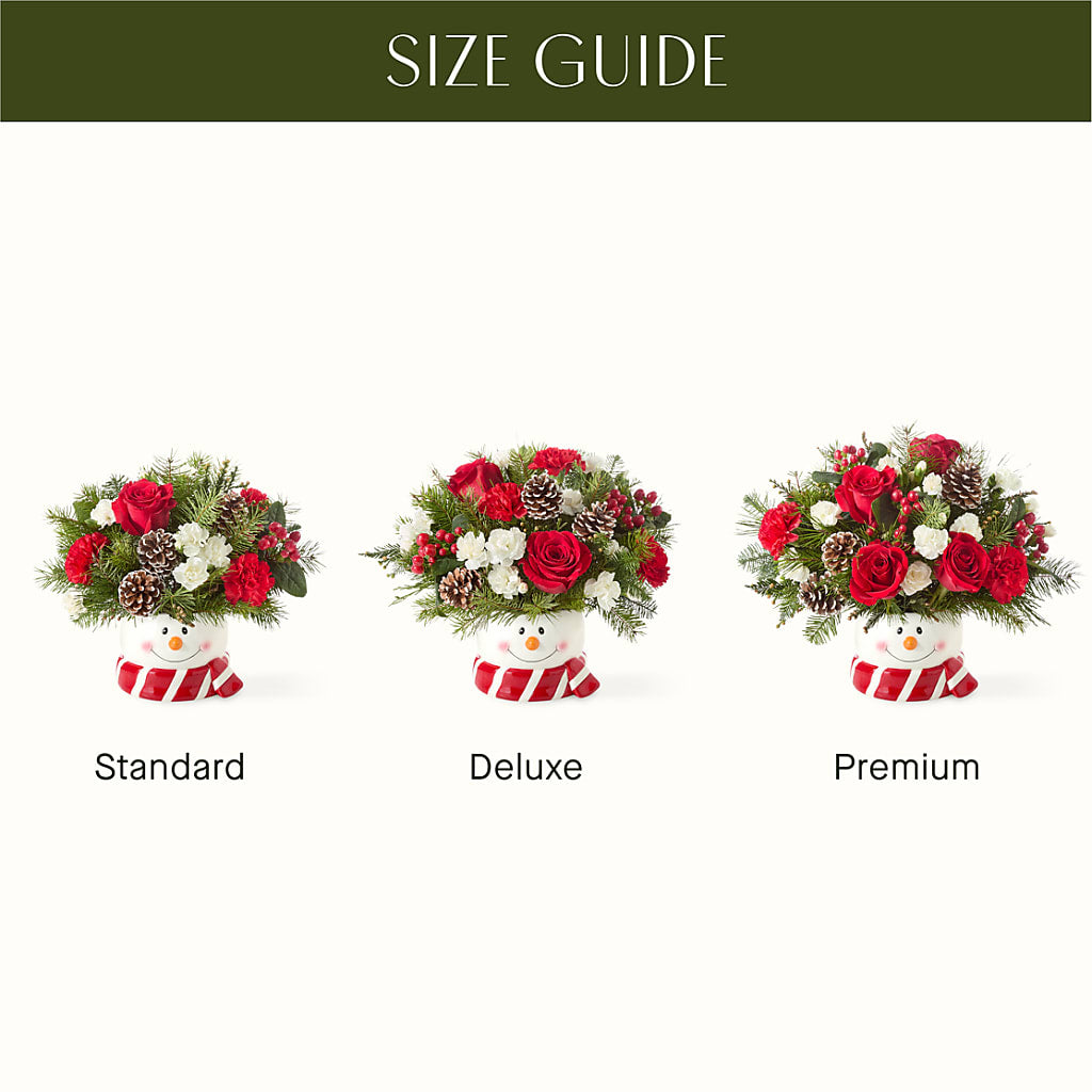Jolly Snowman Bouquet – ROWLETT FLORIST & GIFTS, Garland TX
