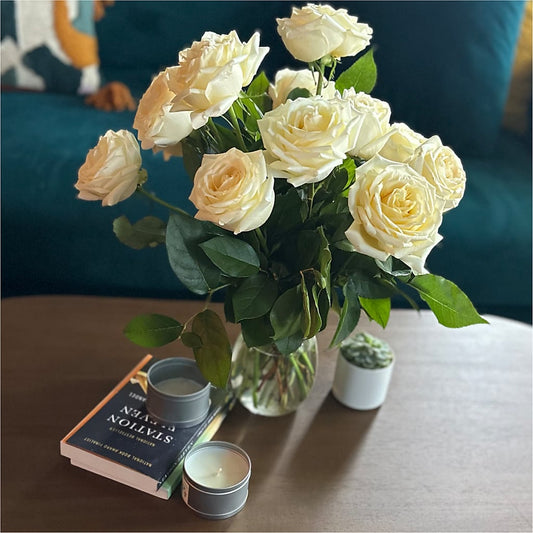 Long Stem Yellow Rose Bouquet – ROWLETT FLORIST & GIFTS, Garland TX